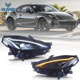 Fari Anteriori VLAND LED per Toyota GR86 e Subaru BRZ 2nd Gen ZN8/ZD8 2022-2024 guida a sinistra