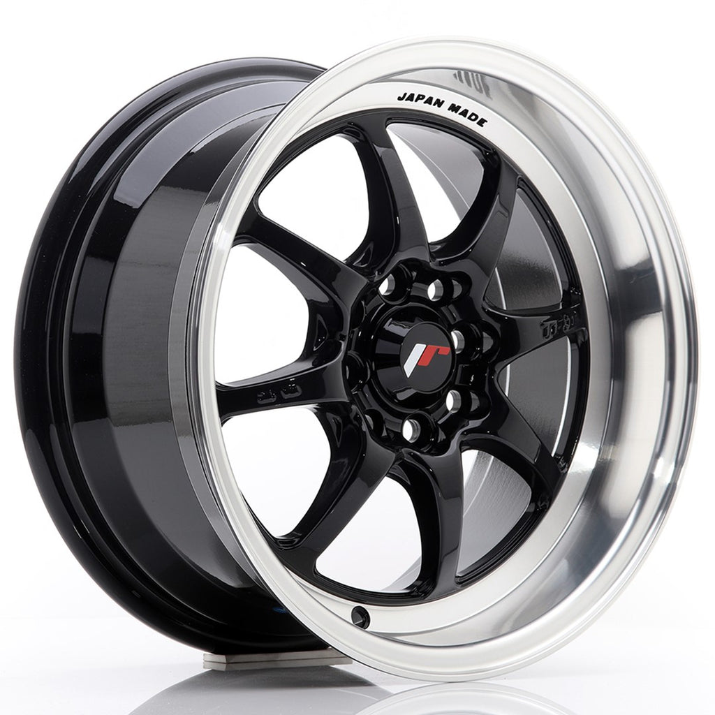 Cerchio in Lega JAPAN RACING TF2 15x7.5 ET30 4x100/114 Gloss Black