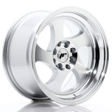 Cerchio in Lega JAPAN RACING JR15 15x8 ET20 4x100/108 Silver Machined Face