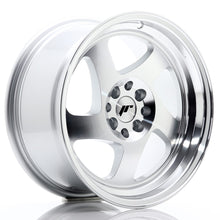 Carica l'immagine nel visualizzatore di Gallery, Cerchio in Lega JAPAN RACING JR15 16x8 ET25 4x100/108 Silver Machined Face
