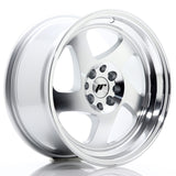 Cerchio in Lega JAPAN RACING JR15 16x8 ET25 4x100/108 Silver Machined Face