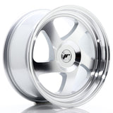 Cerchio in Lega JAPAN RACING JR15 17x8 ET35 con foratura su misura Silver Machined Face