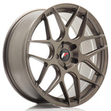Cerchio in Lega JAPAN RACING JR18 20x8.5 ET20-40 5H con foratura su misura Matt Bronze