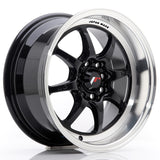 Cerchio in Lega JAPAN RACING TF2 15x7.5 ET30 4x100/108 Gloss Black