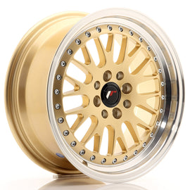 Cerchio in Lega JAPAN RACING JR10 16x7 ET30 4x100/108 Gold w/ Machined Lip