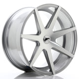 Cerchio in Lega JAPAN RACING JR20 20x10 ET20-40 5H con foratura su misura Silver Machined Face