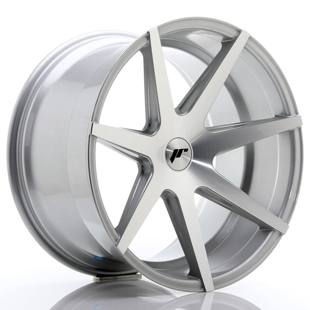Cerchio in Lega JAPAN RACING JR20 20x11 ET20-30 5H con foratura su misura Silver Machined Face