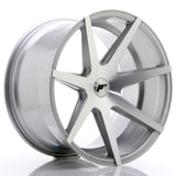 Cerchio in Lega JAPAN RACING JR20 20x11 ET20-30 5H con foratura su misura Silver Machined Face