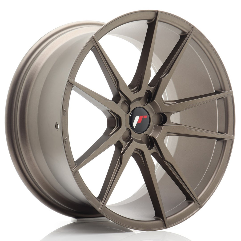 Cerchio in Lega JAPAN RACING JR21 20x10 ET20-40 5H con foratura su misura Matt Bronze