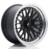 Cerchio in Lega JAPAN RACING JR10 15x8 ET20 4x100/108 Matt Black w/ Machined Lip