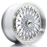 Cerchio in Lega JAPAN RACING JR9 19x8.5 ET35 con foratura su misura Silver w/ Machined Lip