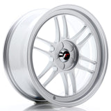 Cerchio in Lega JAPAN RACING JR7 18x8 ET35 5H con foratura su misura Silver