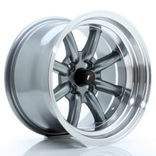 Load image into Gallery viewer, Cerchio in Lega JAPAN RACING JR19 15x9 ET-13 4x100 Gun Metal w/ Machined Lip