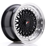 Cerchio in Lega JAPAN RACING JR9 15x8 ET20 4x100/108 Gloss Black w/ Machined Lip
