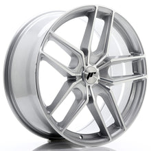 Carica l'immagine nel visualizzatore di Gallery, Cerchio in Lega JAPAN RACING JR25 20x8.5 ET20-40 5H con foratura su misura Silver Machined Face