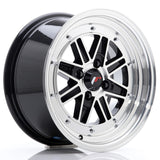 Cerchio in Lega JAPAN RACING JR31 15x7.5 ET20 4x100 Gloss Black Machined Face