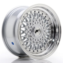 Load image into Gallery viewer, Cerchio in Lega JAPAN RACING JR9 15x8 ET20 4x100/108 Silver w/ Machined Lip+Silver Rivets