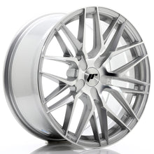 Carica l'immagine nel visualizzatore di Gallery, Cerchio in Lega JAPAN RACING JR28 18x8.5 ET20-40 5H con foratura su misura Silver Machined Face