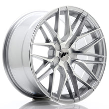 Carica l'immagine nel visualizzatore di Gallery, Cerchio in Lega JAPAN RACING JR28 18x9.5 ET20-40 5H con foratura su misura Silver Machined Face