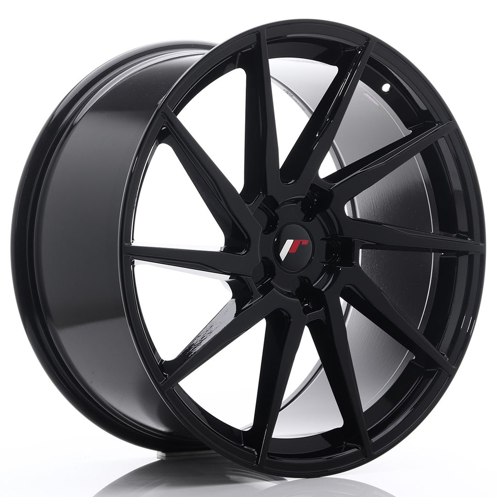 Cerchio in Lega JAPAN RACING JR36 22x10.5 ET15-55 5H con foratura su misura Gloss Black