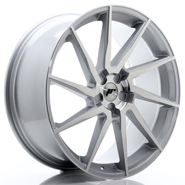 Cerchio in Lega JAPAN RACING JR36 23x10 ET30-55 5H con foratura su misura Silver Brushed Face