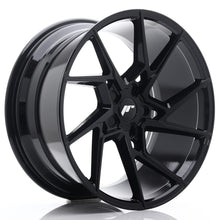 Load image into Gallery viewer, Cerchio in Lega JAPAN RACING JR33 20x10 ET40 5H con foratura su misura Gloss Black