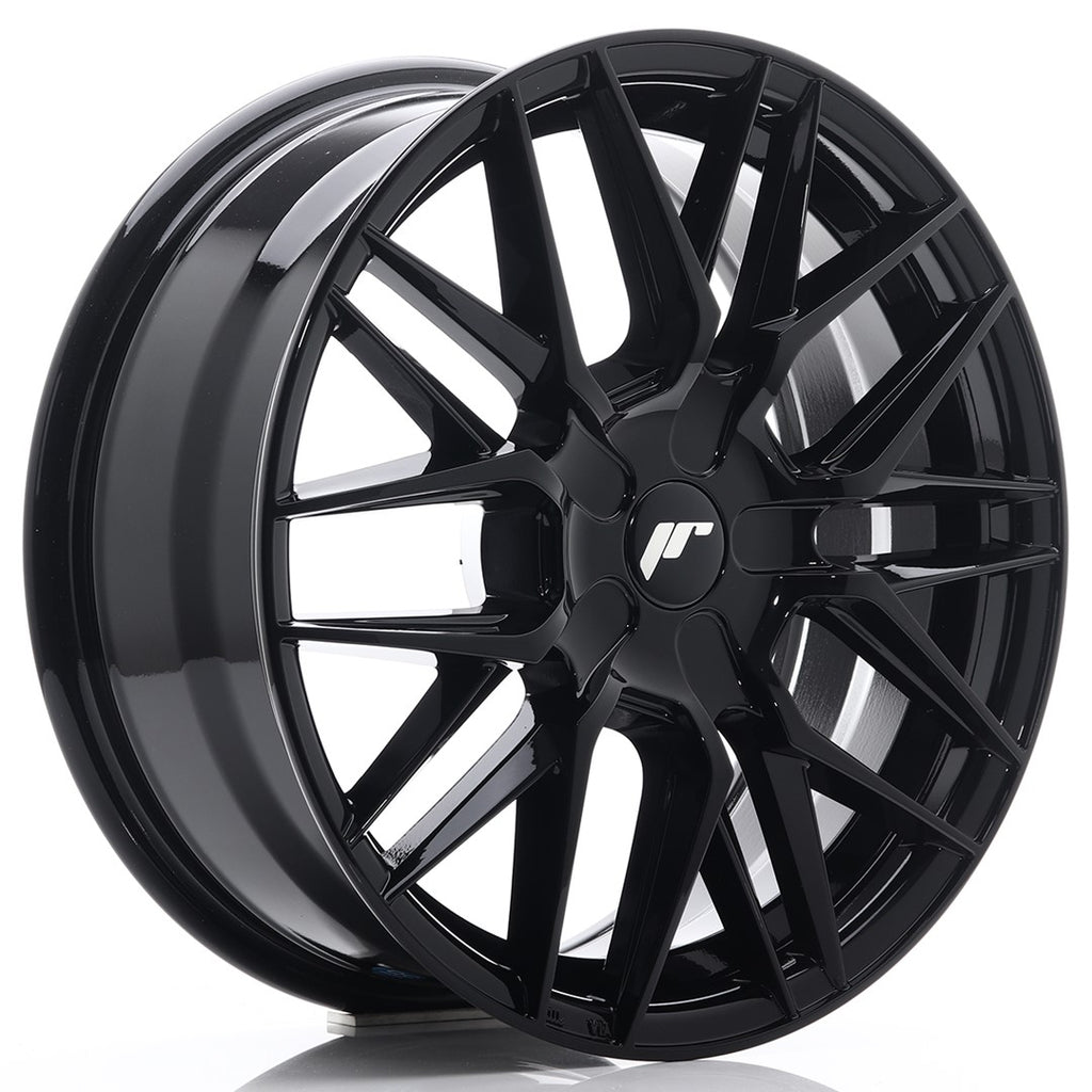 Cerchio in Lega JAPAN RACING JR28 17x7 ET20-45 con foratura su misura Gloss Black