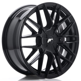 Cerchio in Lega JAPAN RACING JR28 17x7 ET20-45 con foratura su misura Gloss Black