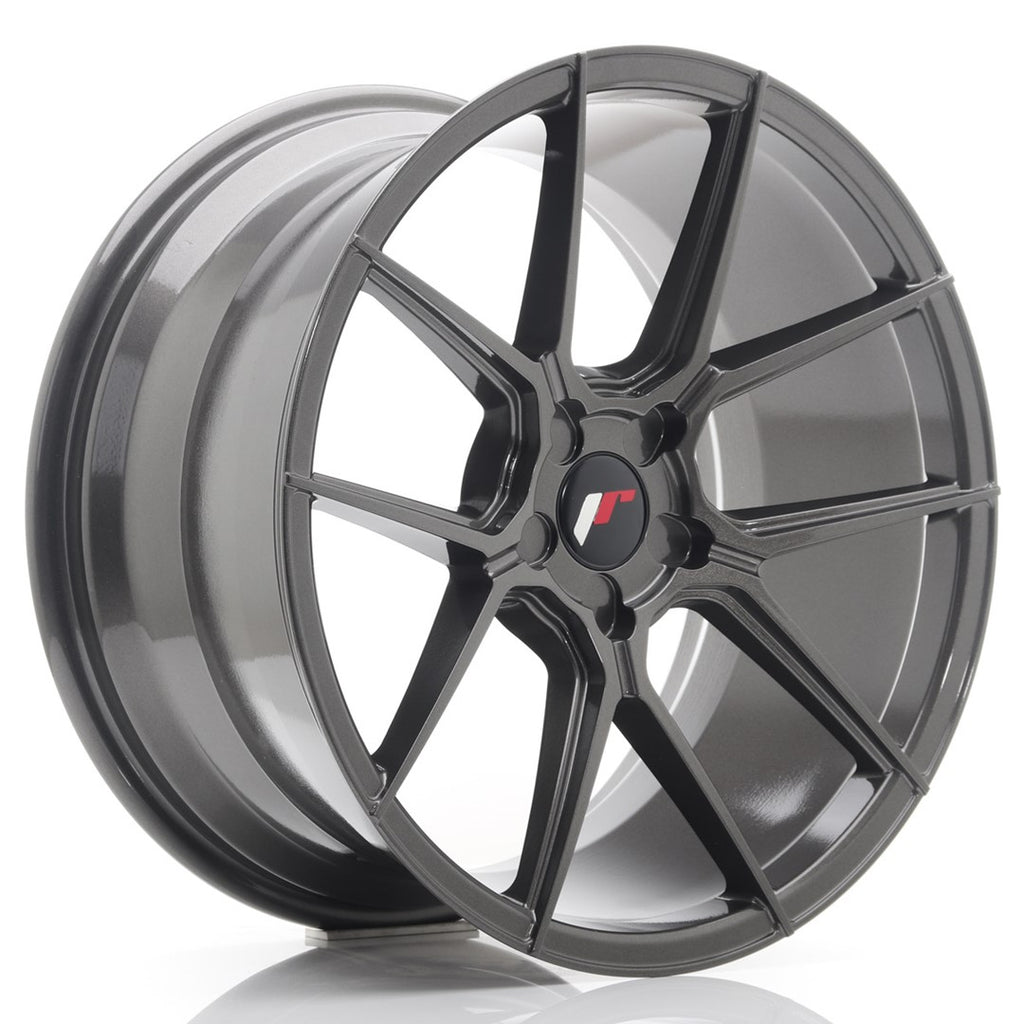 Cerchio in Lega JAPAN RACING JR30 19x9.5 ET35-40 5H con foratura su misura Hyper Gray