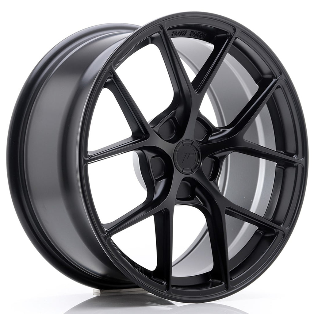 Cerchio in Lega JAPAN RACING SL01 18x8.5 ET20-42 5H con foratura su misura Matt Black
