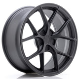 Cerchio in Lega JAPAN RACING SL01 18x8.5 ET20-42 5H con foratura su misura Matt Gun Metal
