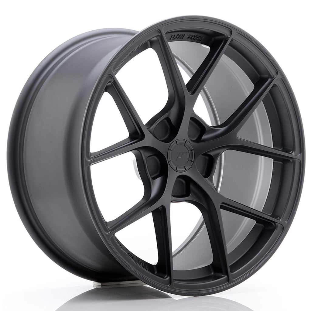 Cerchio in Lega JAPAN RACING SL01 18x9.5 ET25-38 5H con foratura su misura Matt Gun Metal