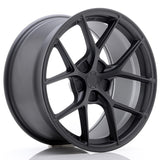Cerchio in Lega JAPAN RACING SL01 18x9.5 ET25-38 5H con foratura su misura Matt Gun Metal