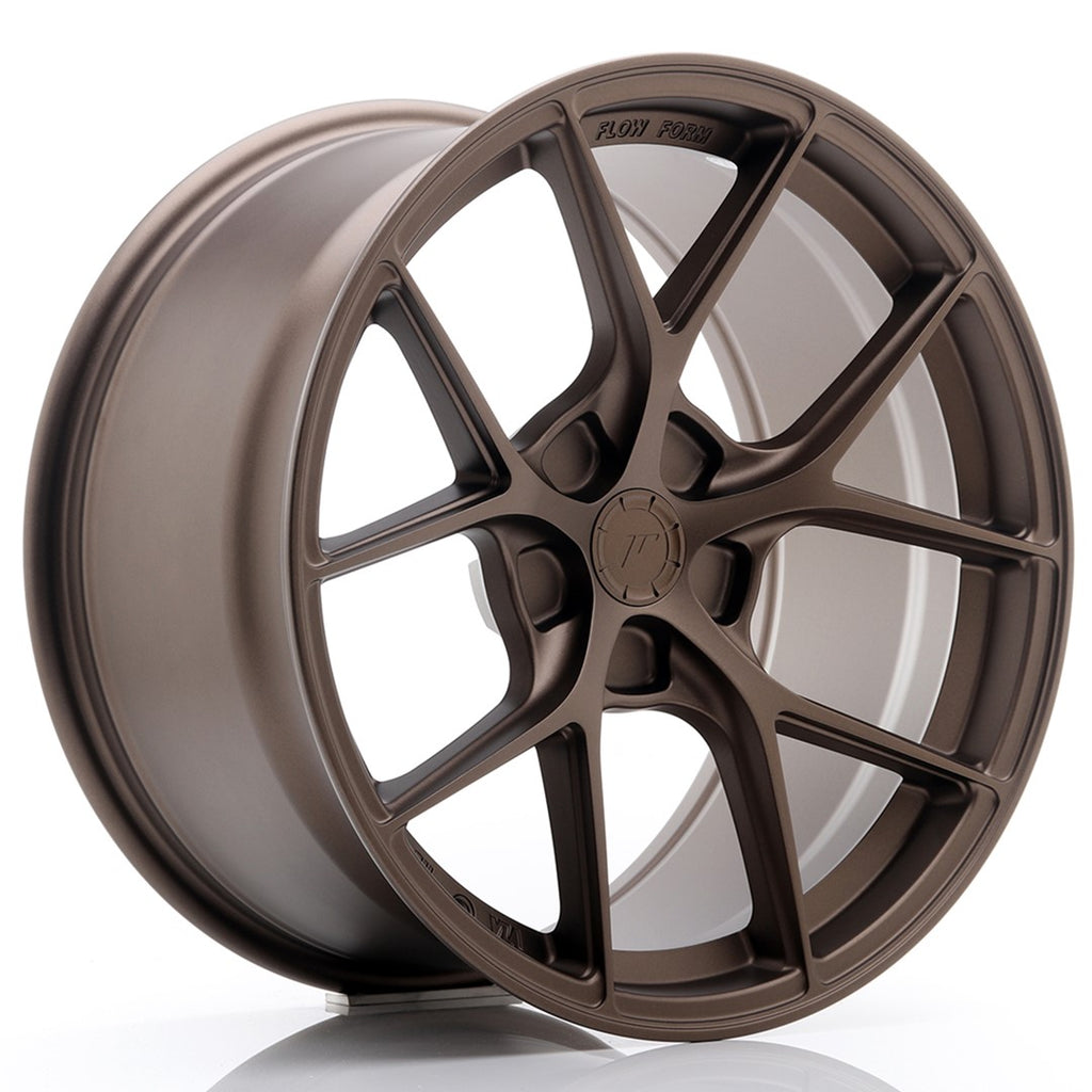 Cerchio in Lega JAPAN RACING SL01 18x9.5 ET25-38 5H con foratura su misura Matt Bronze