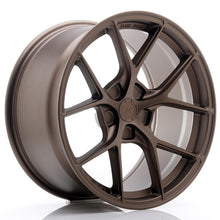 Carica l'immagine nel visualizzatore di Gallery, Cerchio in Lega JAPAN RACING SL01 18x9.5 ET25-38 5H con foratura su misura Matt Bronze