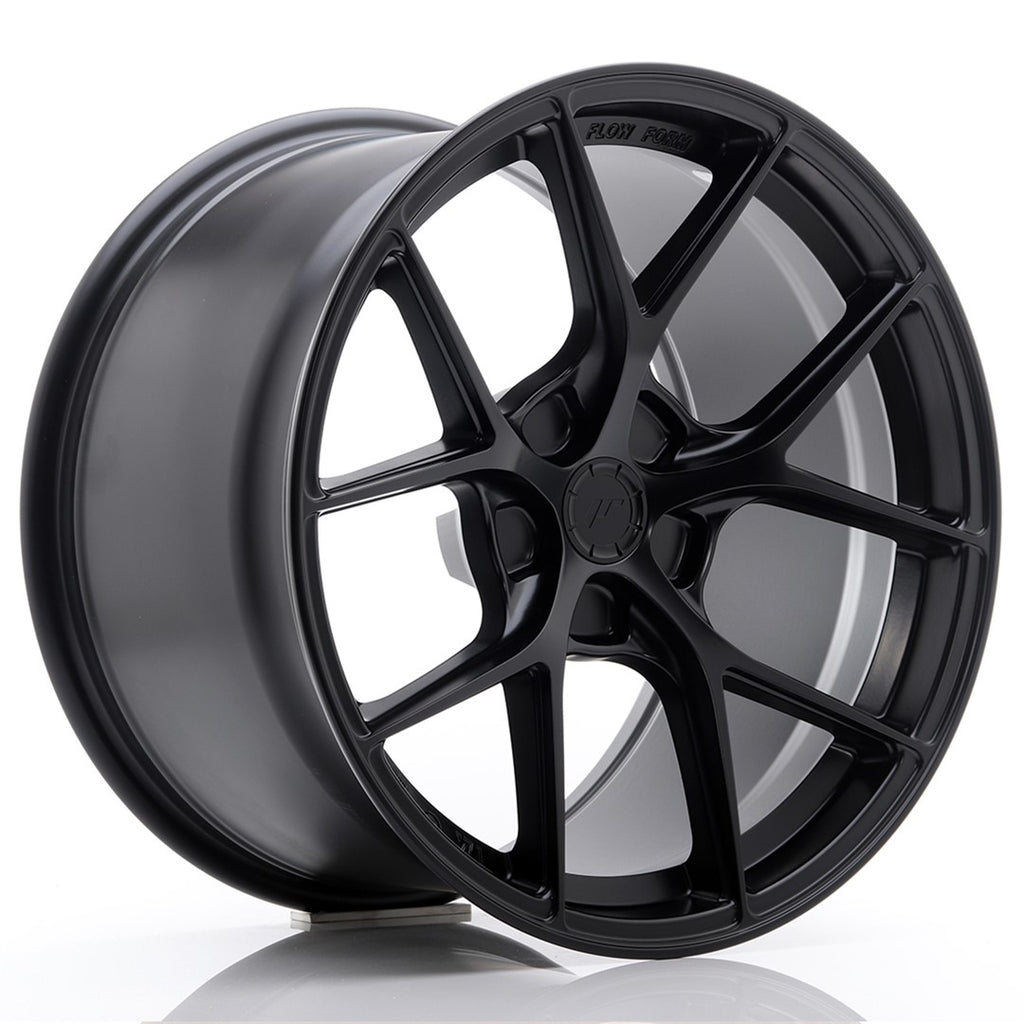 Cerchio in Lega JAPAN RACING SL01 18x10.5 ET25-38 5H con foratura su misura Matt Black
