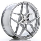 Cerchio in Lega JAPAN RACING JR34 18x8 ET20-42 5H con foratura su misura Silver Machined Face