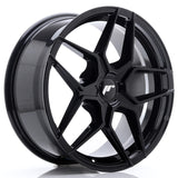 Cerchio in Lega JAPAN RACING JR34 18x8 ET20-42 5H con foratura su misura Gloss Black