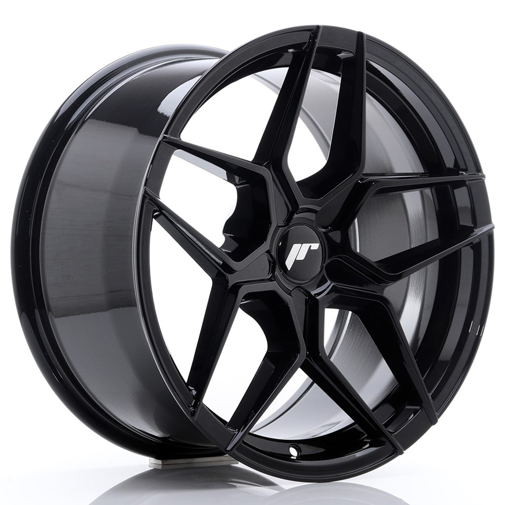 Cerchio in Lega JAPAN RACING JR34 18x9 ET20-42 5H con foratura su misura Gloss Black
