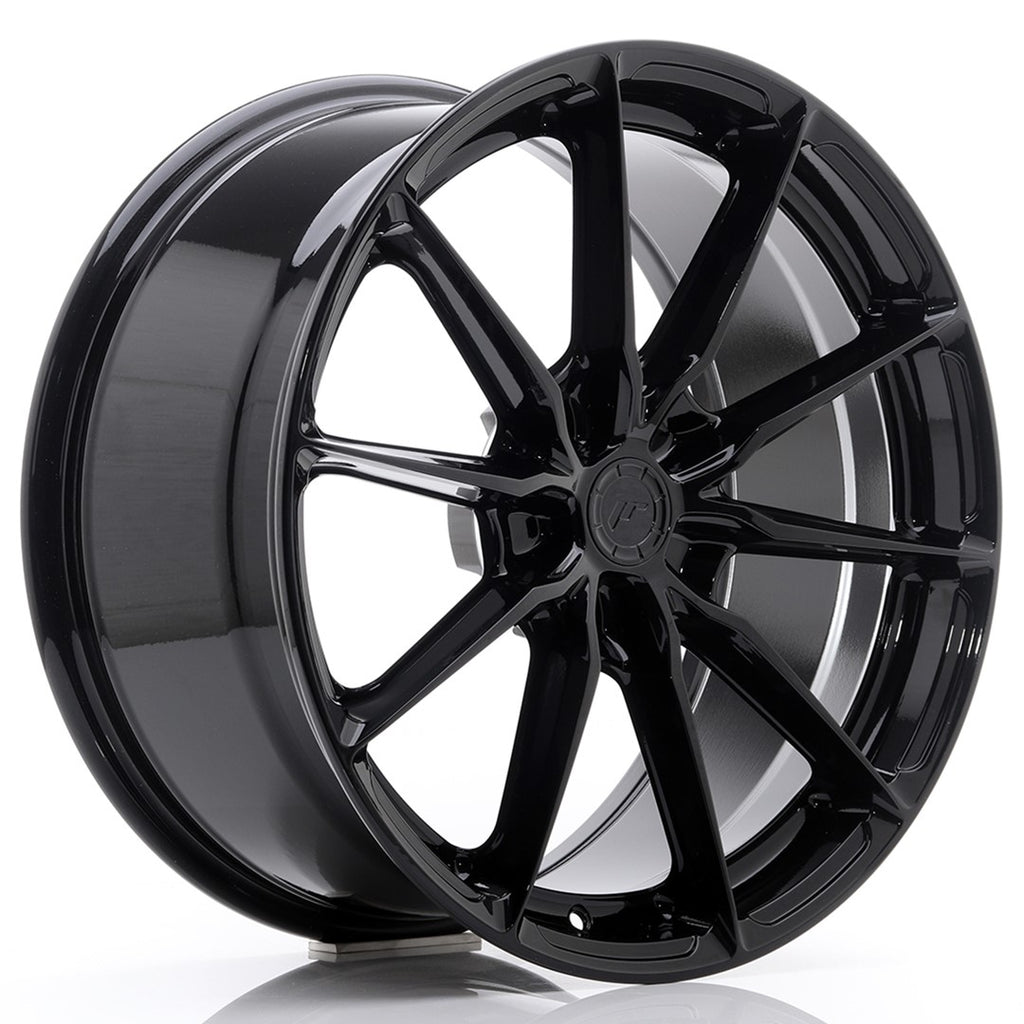 Cerchio in Lega JAPAN RACING JR37 19x8.5 ET20-45 5H con foratura su misura Gloss Black