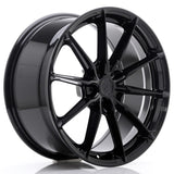 Cerchio in Lega JAPAN RACING JR37 19x8.5 ET20-45 5H con foratura su misura Gloss Black