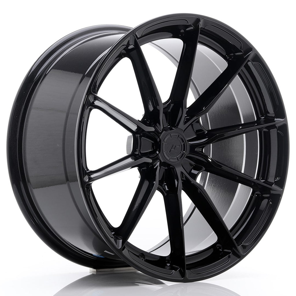 Cerchio in Lega JAPAN RACING JR37 19x9.5 ET20-45 5H con foratura su misura Gloss Black