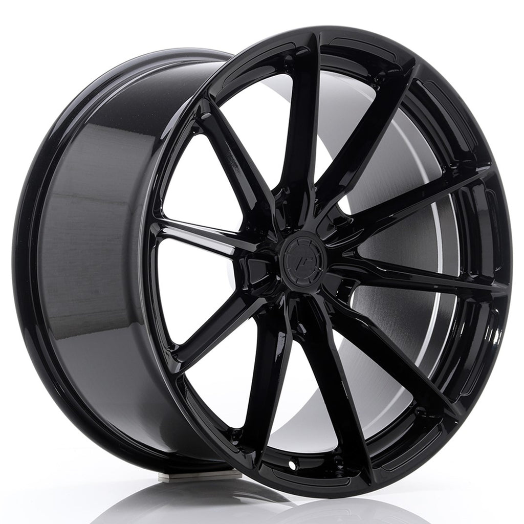 Cerchio in Lega JAPAN RACING JR37 20x10.5 ET20-40 5H con foratura su misura Gloss Black