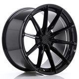 Cerchio in Lega JAPAN RACING JR37 20x10.5 ET20-40 5H con foratura su misura Gloss Black