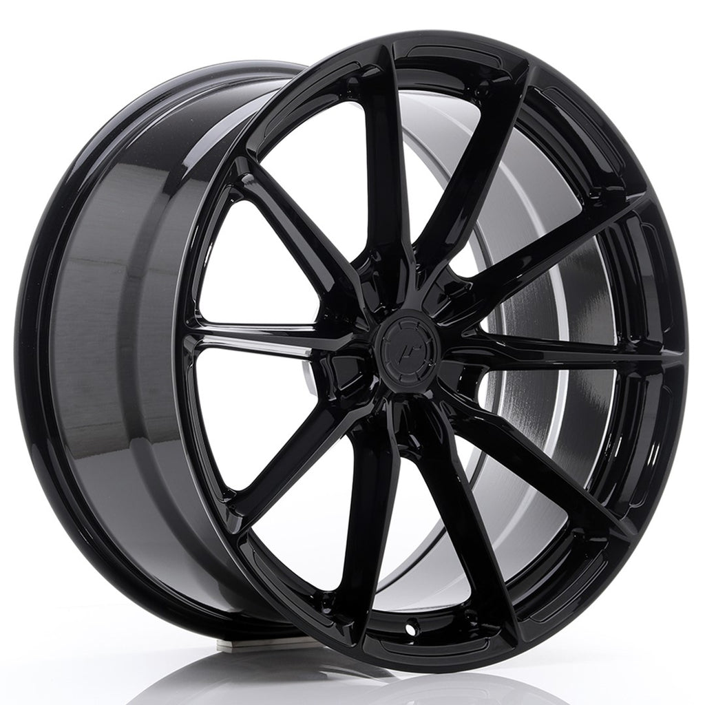Cerchio in Lega JAPAN RACING JR37 20x10 ET20-45 5H con foratura su misura Gloss Black