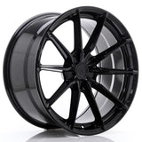 Cerchio in Lega JAPAN RACING JR37 20x10 ET20-45 5H con foratura su misura Gloss Black