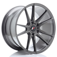 Carica l'immagine nel visualizzatore di Gallery, Cerchio in Lega JAPAN RACING JR21 20x11 ET30-50 5H con foratura su misura Hyper Gray