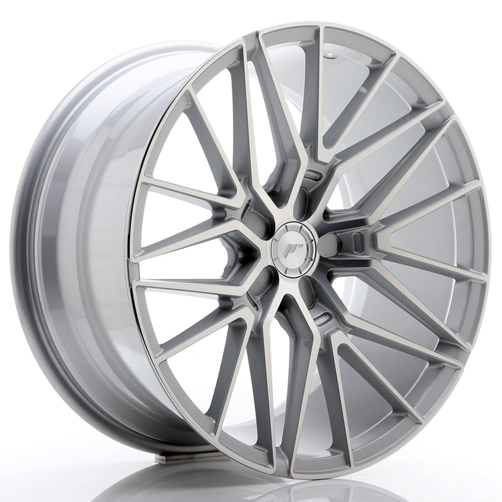 Cerchio in Lega JAPAN RACING JR38 20x10 ET20-45 5H con foratura su misura Silver Machined Face