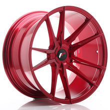 Carica l'immagine nel visualizzatore di Gallery, Cerchio in Lega JAPAN RACING JR21 20x11 ET20-30 5H con foratura su misura Platinum Red