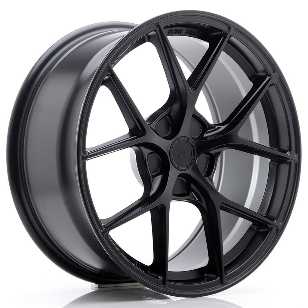 Cerchio in Lega JAPAN RACING SL01 18x8 ET20-40 5H con foratura su misura Matt Black